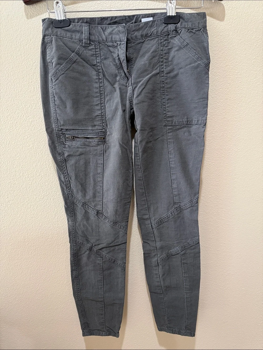 J. Crew City Fit Pants in Charcoal Gray
